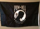The POW/MIA flag has been flown since the Vietnam era.