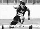 North Forney’s Hunter Hartley takes the 3rd place medal in the 300m hurdles at the Regional Track & Field Championships at UT Arlington this past weekend.